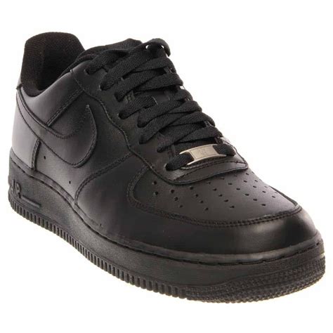 nike air force black heren|black air force one shoes.